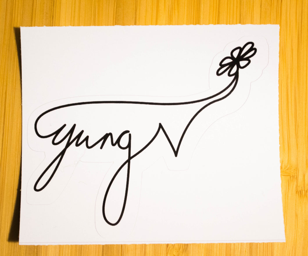 Yung V Logo Sticker